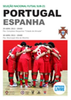 Seleção nacional de futsal sub-21 joga no Seixal