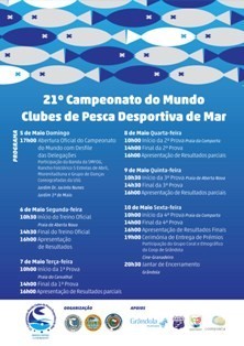 Grândola - Dezanove Clubes num total de 150 atletas Disputam Campeonato do Mundo de Clubes de Pesca Desportiva de Mar