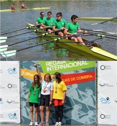 Remo do Barreiro Clube Naval Barreirense na XXXII Regata Internacional Queima das Fitas