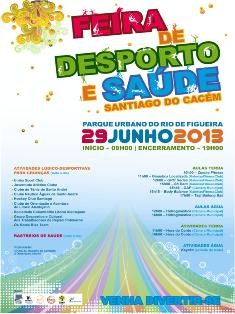 Santiago do Cacém Feira de Desporto e Saúde dia 29 de junh