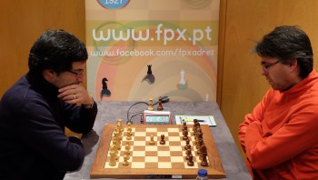 Mestre internacional Sérgio Rocha do Barreiro Faz António Fernandes ceder primeiro empate no Torneio de Mestres