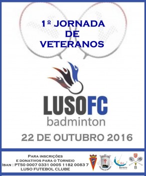No Pavilhão do Luso Futebol Clube - Barreiro Prova do Nacional de Veteranos de Badminton