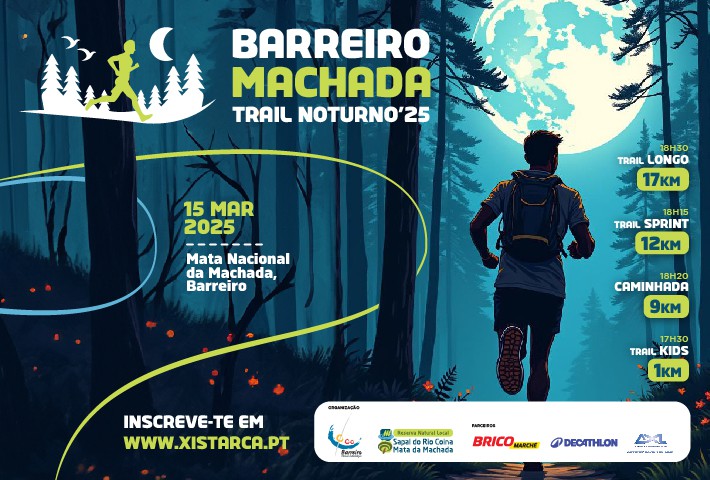 BARREIRO - Na Mata da Machada 1ª Edição do Barreiro Machada Trail . Limite 600 inscrições