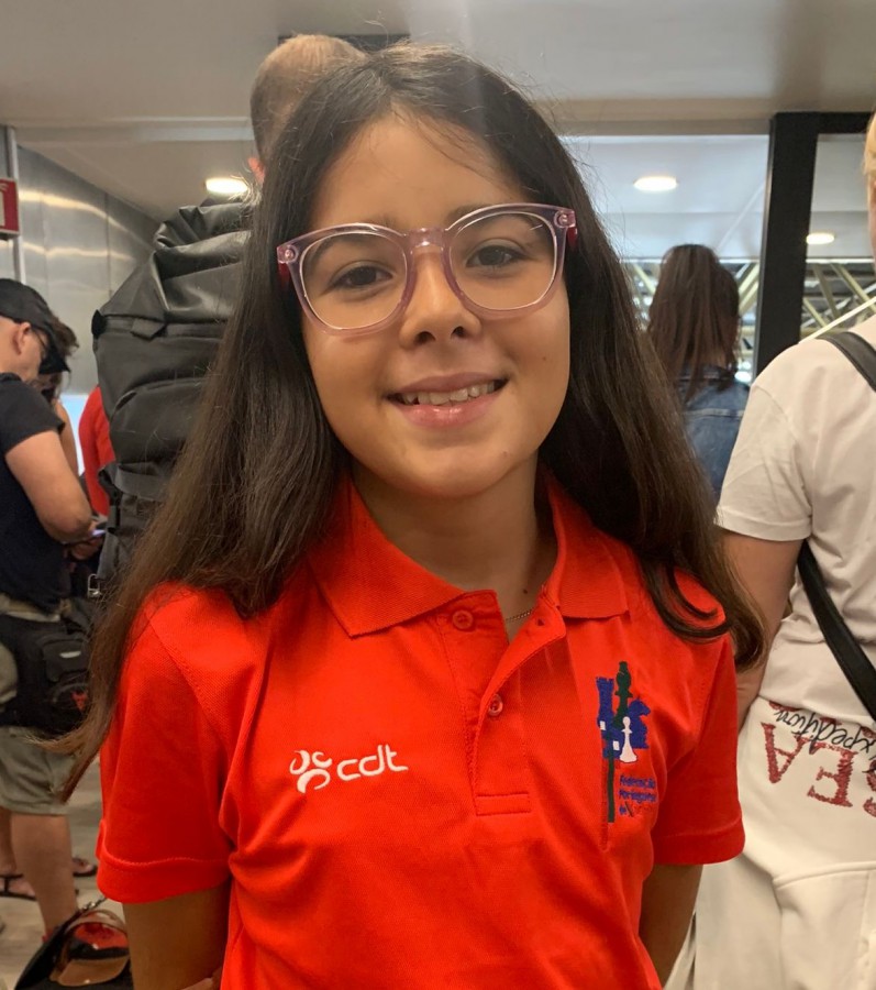 BARREIRO - Beatriz Gonçalves campeã nacional Partiu hoje para participar nos europeus de xadrez em Praga .