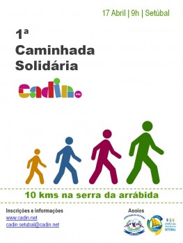 Inspirado na nomeação de Setúbal como Cidade Europeia do Desporto CADIn promove 1ª Caminhada Solidária em Setúbal