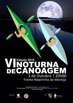 Frente ribeirinha do Montijo recebe VI Noturna de Canoagem