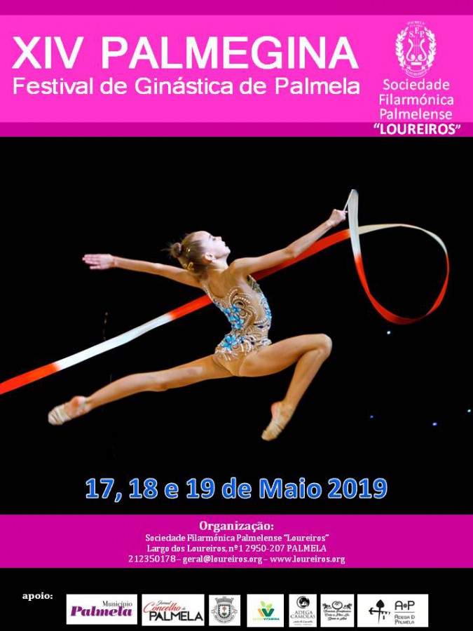Festival e Ginástica de Palmela - XIVPALMEGINA Participam várias centenas de atletas.