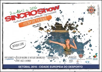 Setúbal 2016 promove festival noturno de natação sincronizada Primeira vez que Setúbal recebe a Seleção Nacional Absoluta de Natação Sincronizada