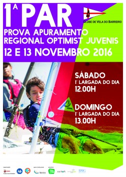 Clube de Vela do Barreiro Regata da 1ªPROVA APURAMENTO REGIONAL JUVENIS
