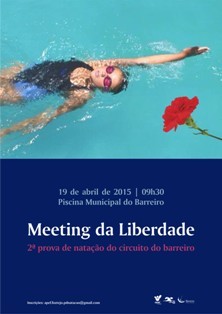 Circuito de Natação do Barreiro 2015 Meeting da Liberdade, agendado para 19 de abril