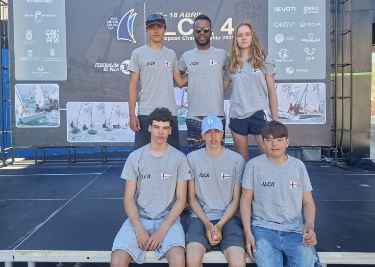 Clube de Vela do Barreiro no ILCA4 Youth European Championship 2026 Um passo no crescimento dos velejadores que fizeram estreia em competição deste nível