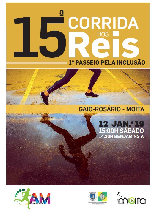 Moita - 15ª Corrida dos Reis no Gaio-Rosário AtletisMoita - Torneio em Atletismo das Coletividades do Concelho da Moita realiza-se a 12 de janeiro