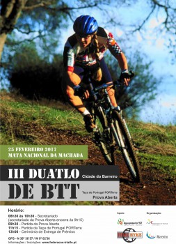 Duatlo BTT «Cidade do Barreiro» na Mata da Machada Prova pontuável para a Taça de Portugal PORTerra