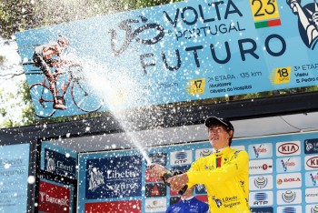Volta a Portugal do Futuro Liberty Seguros Primeira vitória na carreira Ucraniano, medalha de prata, veste de Amarelo