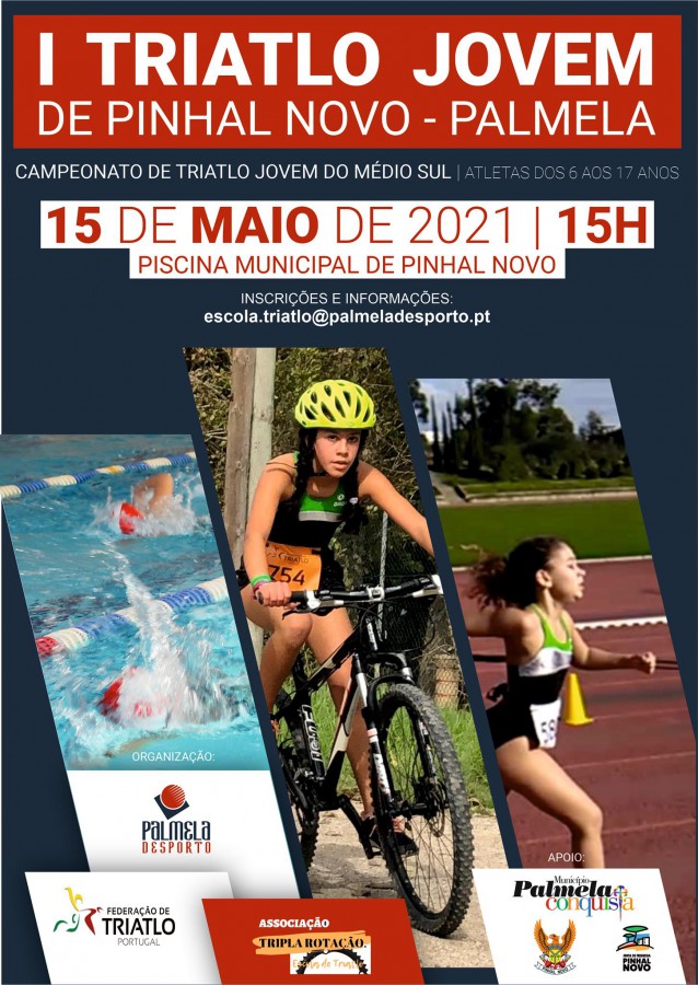 I Triatlo Jovem de Pinhal Novo – Palmela Integra a calendarização de provas da região médio sul