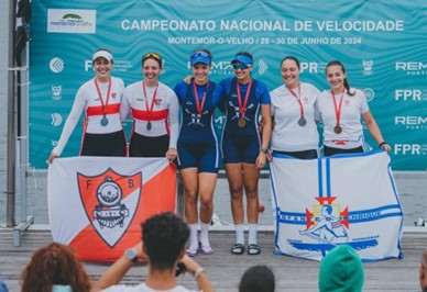 Ferroviários do Barreiro nos Nacionais de Remo Raquel Figueiredo e Beatriz Rosa são vice-campeãs nacionais em Double-scull