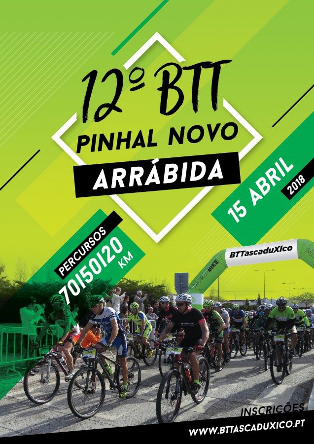 Palmela - 12.ª edição espera centenas de participantes Maratona BTT Pinhal Novo/Arrábida