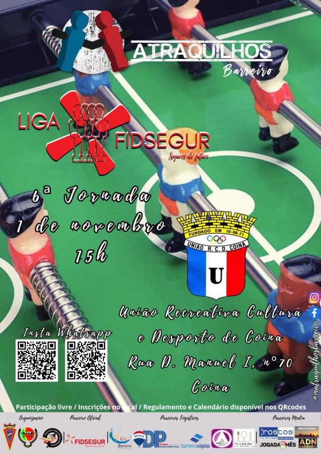 Liga Fidsegur - Circuito de Matraquilhos do Barreiro 6ª e penúltima Jornada no União Recreativa de Cultura e Desporto de Coina