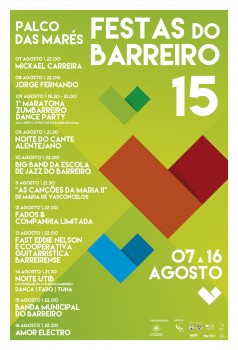 Festas do Barreiro 2015 com muito desporto Múltiplas atividades na ÁREA DA JUVENTUDE E DESPORTO,