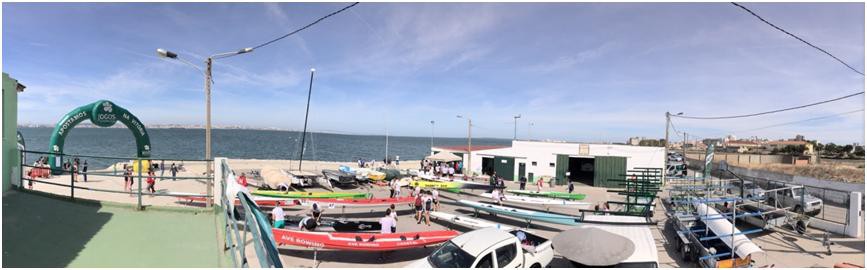 A 1ª Regata de Remo de Mar no Barreiro no Clube Naval Barreirense 4ª Etapa do Circuito Nacional de Remo de Mar - Fundação do Desporto - 2017