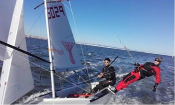 Clube de Vela do Barreiro - Prova Apuramento Nacional – 420 João Bolina - Francisco Rodrigues vencem em sub 17