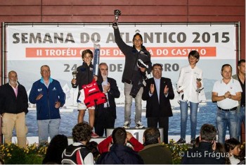 SEMANA DO ATLÂNTICO 2015 - Optimist Velejadores do Clube de Vela do Barreiro no pódio