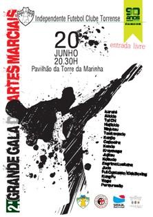 No Pavilhão da Torre da Marinha - Seixal Grande Gala de Artes Marciais do Torrense este sábado