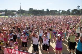 Mega aula de zumba no Seixal Encerra a 33.ª edição da Seixalíada