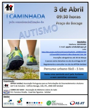 APPDA - Setúbal Caminhada pela Consciencialização do Autismo
