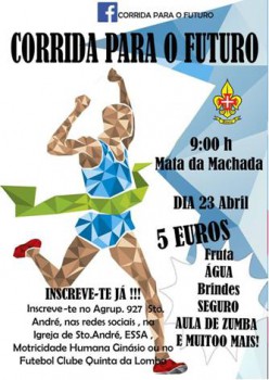 «Corrida para o Futuro» na Mata da Machada - Barreiro Inscrições decorrem até ao dia 14 de Abril