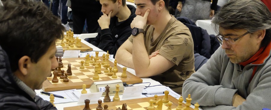 Sérgio Rocha do Barreiro e Luís Galego lutam pelo estatuto de melhor xadrezista luso na prova Russo Demchenko isolado na frente do Open de Portugal