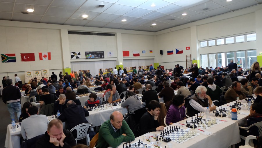 Open de Portugal de xadrez Favoritos impõem a lei na abertura