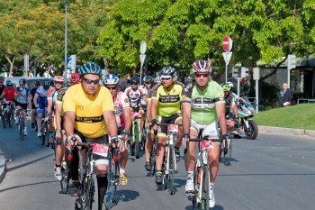 Descontração e muita animação, o passeio «Respeite o Ciclista» em Setúbal Cerca de noventa cicloturistas num percurso com 55 quilómetros