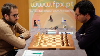 Barreiro - Mestre internacional Sérgio Rocha em 2º lugar António Fernandes reforça comando no Torneio de Mestres