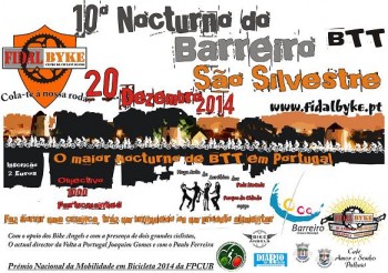 Passeio de S. Silvestre em BTT no Barreiro Pretende este ano alcançar o número de 1000 participações
