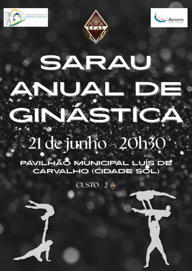 BARREIRO - No Pavilhão Municipal Luís de Carvalho Sarau Anual de Ginástica da SFAL . Dia 21 de Junho