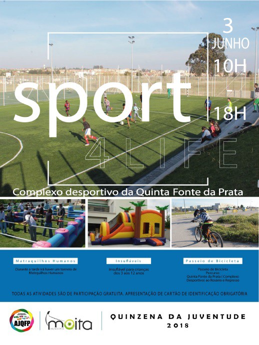 Moita - No Complexo Desportivo da Fonte da Prata em Alhos Vedros Sport 4 Life com diferentes iniciativas