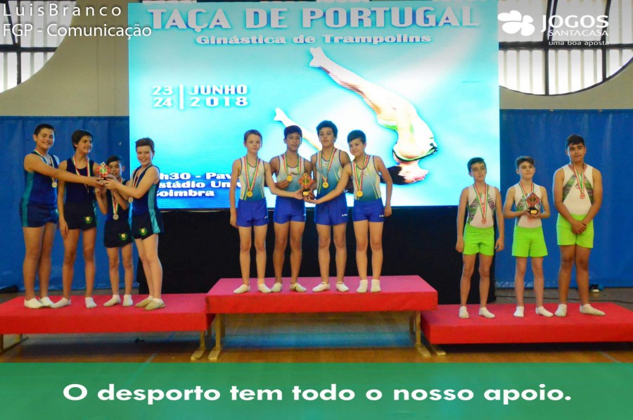 Barreiro - «Os Leças» conquista 2º Lugar na Taça de Portugal de Trampolins