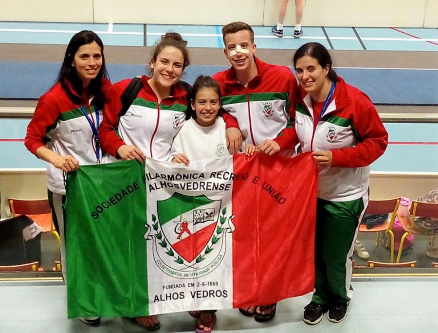 Moita - SFRUA de Alhos Vedros presença positiva na Suécia Participou no Frivolten Cup torneio internacional de trampolins com muita tradição
