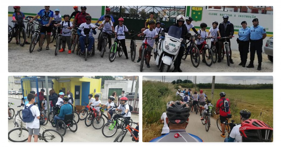 Moita - VI Feira da Saúde em Alhos Vedros Passeio de BTT.