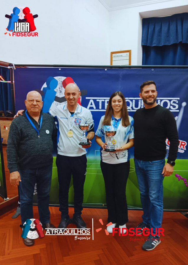 Liga Fidsegur - Circuito de Matraquilhos do Barreiro Filipe Soalheiro e Bianca Soares são os Campeões 2023