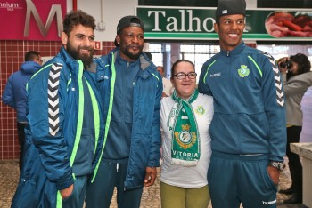 Equipa sénior de futebol do Vitória de Setúbal Aproximar os jogadores da população sadina