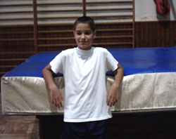 Humberto Cantante Ginásio Atlético Clube nos XVI Mundiais de Trampolins