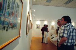 Pintura de Luís Filipe até 17 de Outubro “Sobre o Papel” na Galeria Municipal