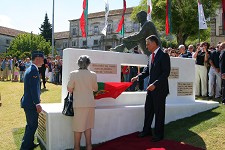 Dia de Portugal em Setúbal Presidente da República inaugurou em Azeitão monumento a Sebastião da Gama