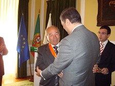 No Governo Civil de Setúbal Henrique Carreiras recebeu Medalha de Mérito de Protecção e Socorro