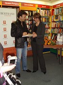 Toni Carreiro no Montijo No lançamento do livro A Vida que Eu Escolhi