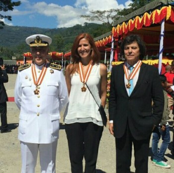 Barreiro - Patrícia Gaspar Comandante Operacional Distrital de Setúbal Condecorada pelo Presidente da República de Timor-Leste