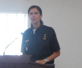 Patricia Gaspar do Barreiro - Comandante da Proteção Civil do Distrito de Setúbal Recebe Louvor da Ministra da Administração Interna