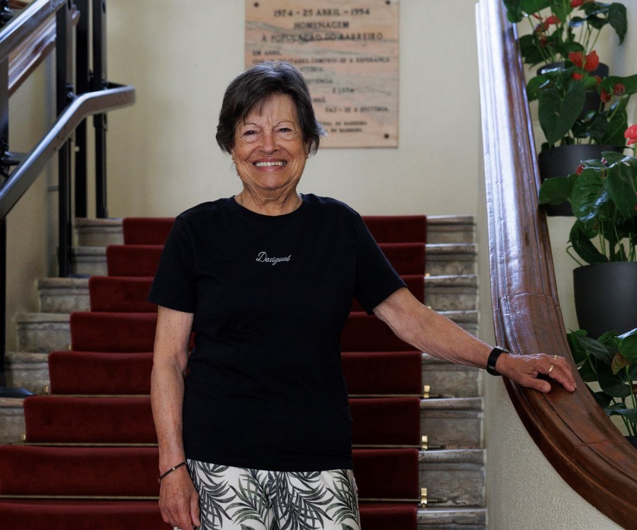 Galardão «Barreiro Reconhecido» Elisabete Guinote, membro da Direção da NÓS